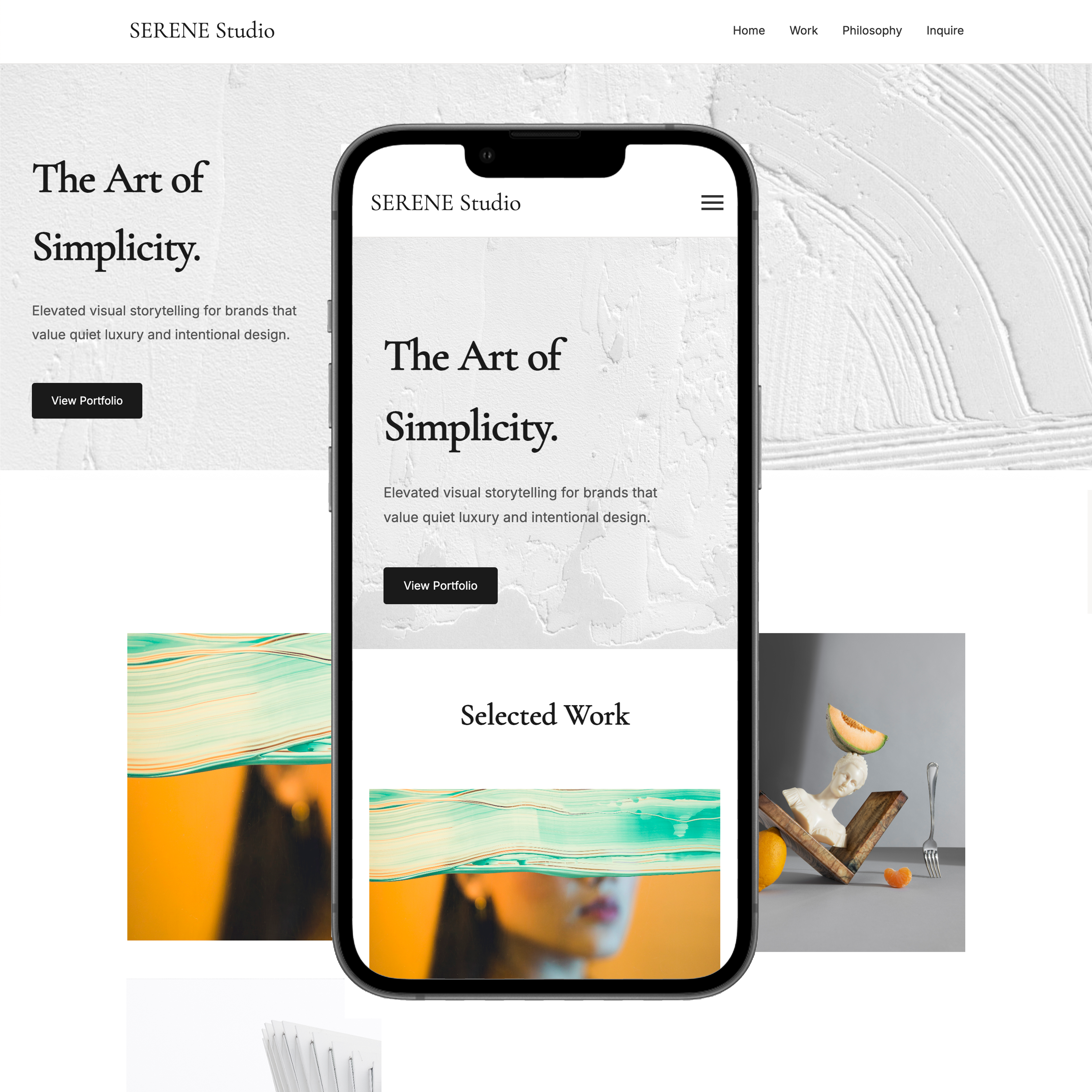 Aligned Movement Website Mockup
